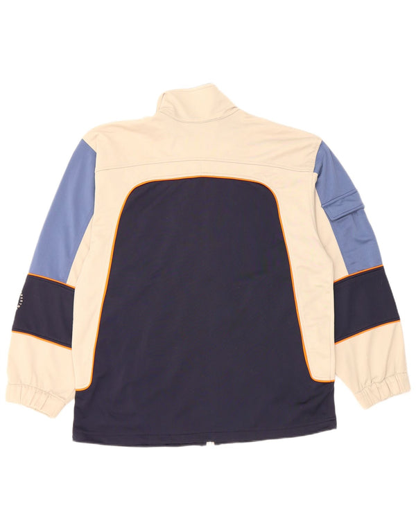 Lotto Jungen-Trainingsanzug, Oberteil, Jacke, 15–16 Jahre, 3XL, Marineblau, Farbblock