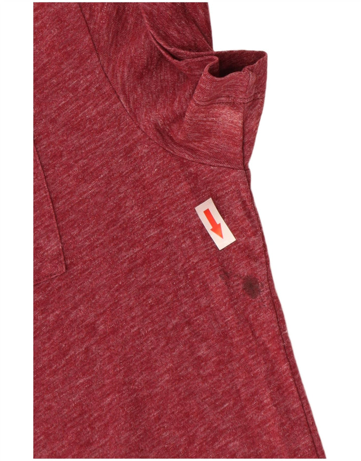 Jack Wills Herren T-Shirt-Oberteil aus Baumwolle in mittlerer Burgunderfarbe