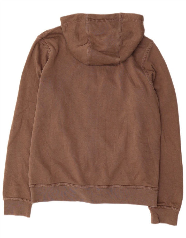 Nike Herren-Kapuzenpullover mit Reißverschluss, mittelbraune Baumwolle