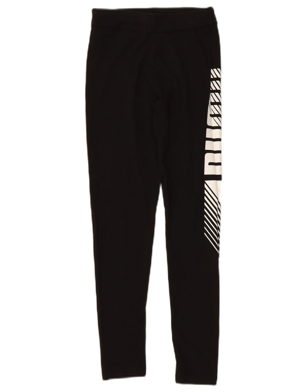 PUMA Mädchen Graphic Leggings 11-12 Jahre Schwarz