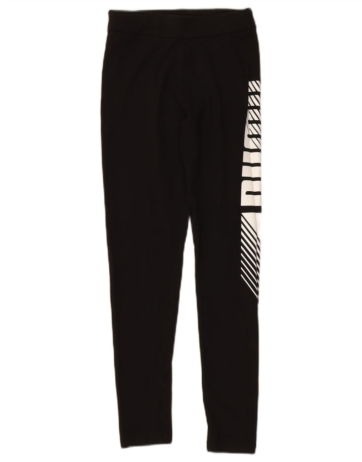PUMA Mädchen Graphic Leggings 11-12 Jahre Schwarz