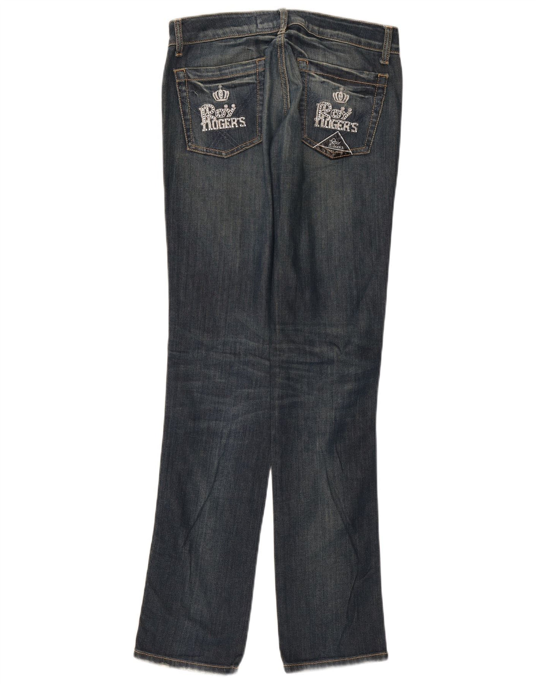 Roy Rogers Damen Straight Jeans W30 L33 Marineblau