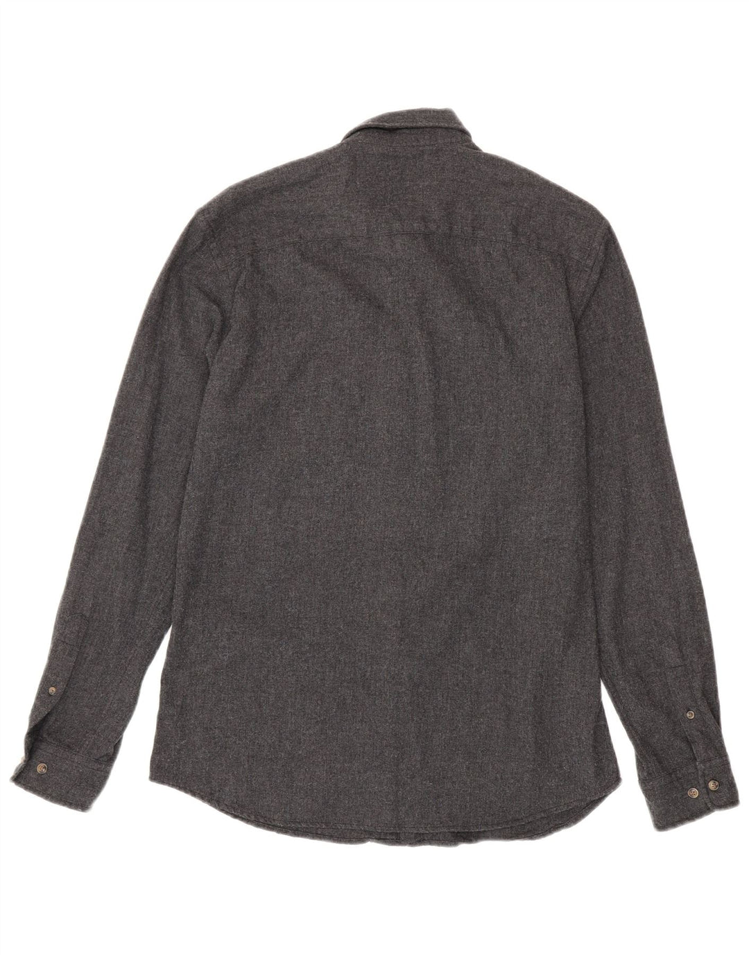 Jack & Jones Herrenhemd aus mittelgrauer Baumwolle