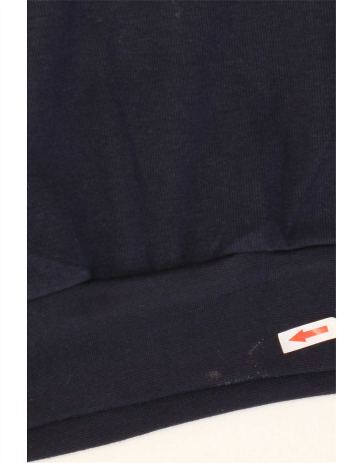 Kappa Herren Grafik-Sweatshirt-Pullover, klein, marineblau, Polyester