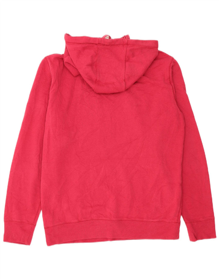 Crew Clothing Herren-Kapuzenpullover aus mittelrosa Baumwolle