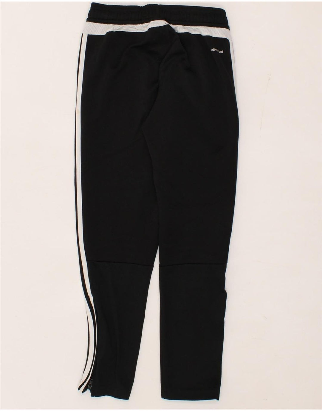 ADIDAS Boys Climacool Tracksuit Trousers 9-10 Years  Black Polyester Vintage Adidas and Second-Hand Adidas from Messina Hembry 