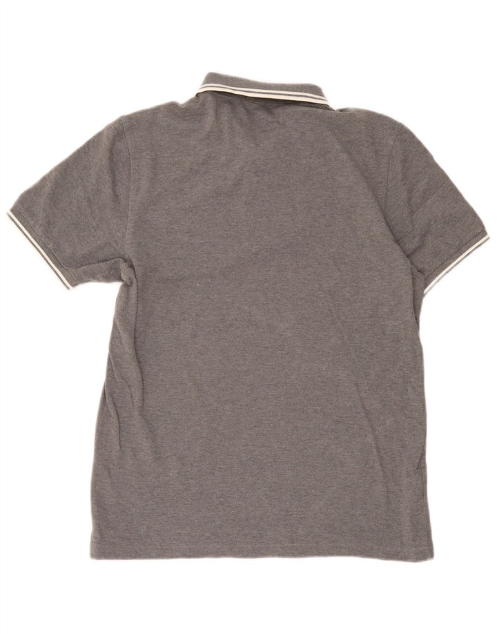 Fred Perry Herren-Poloshirt, große grau gefleckte Baumwolle