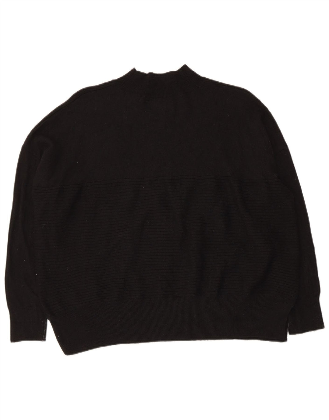 Superdry Damen-Pullover mit Rollkragen, übergroß, Gr. 10, Schwarz