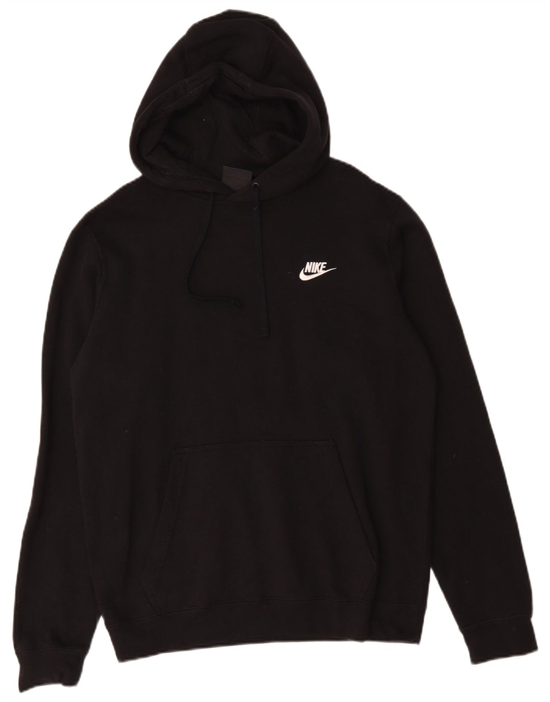Nike Herren-Hoodie-Pullover aus mittelschwarzer Baumwolle
