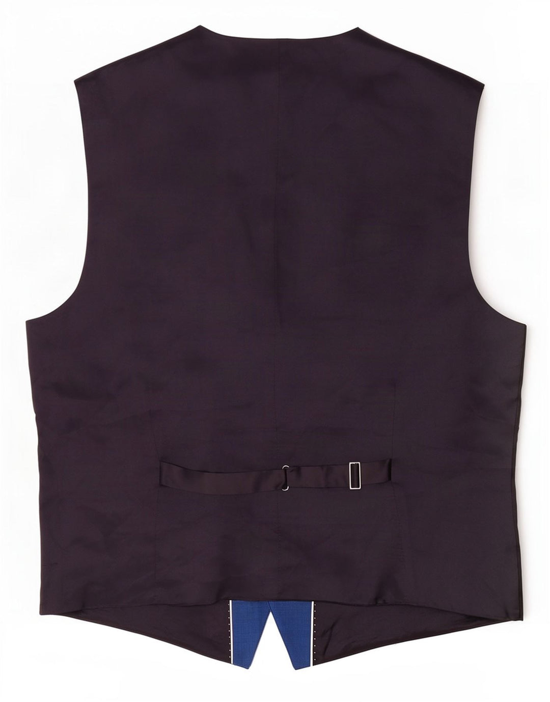 Ben Sherman Herrenweste, kleine blaue Colourblock-Wolle