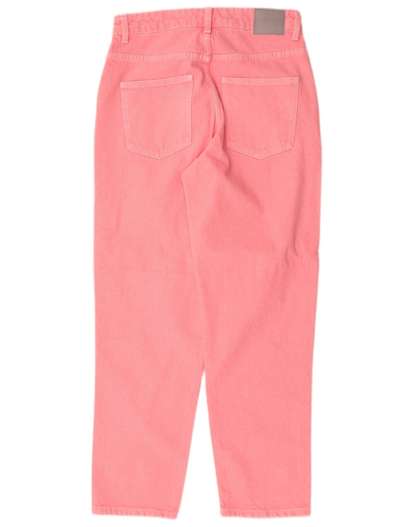 Zara Damen Tapered Jeans EU 38 Small W28 L28 Rosa Baumwolle