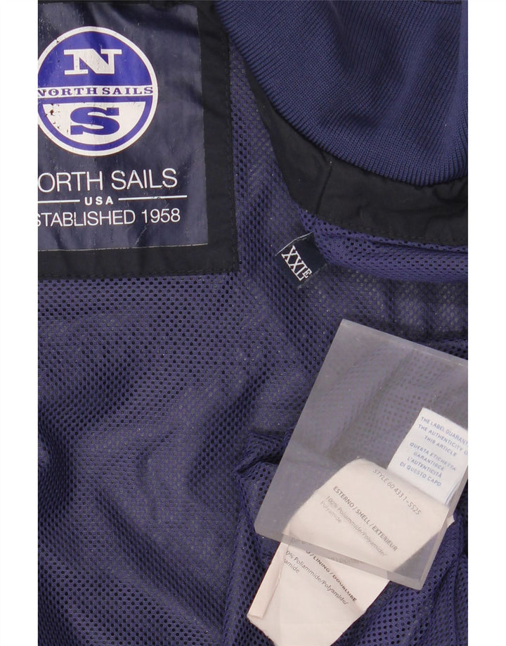 North Sails Herren Bomberjacke UK 44 2XL Marineblau Polyamid