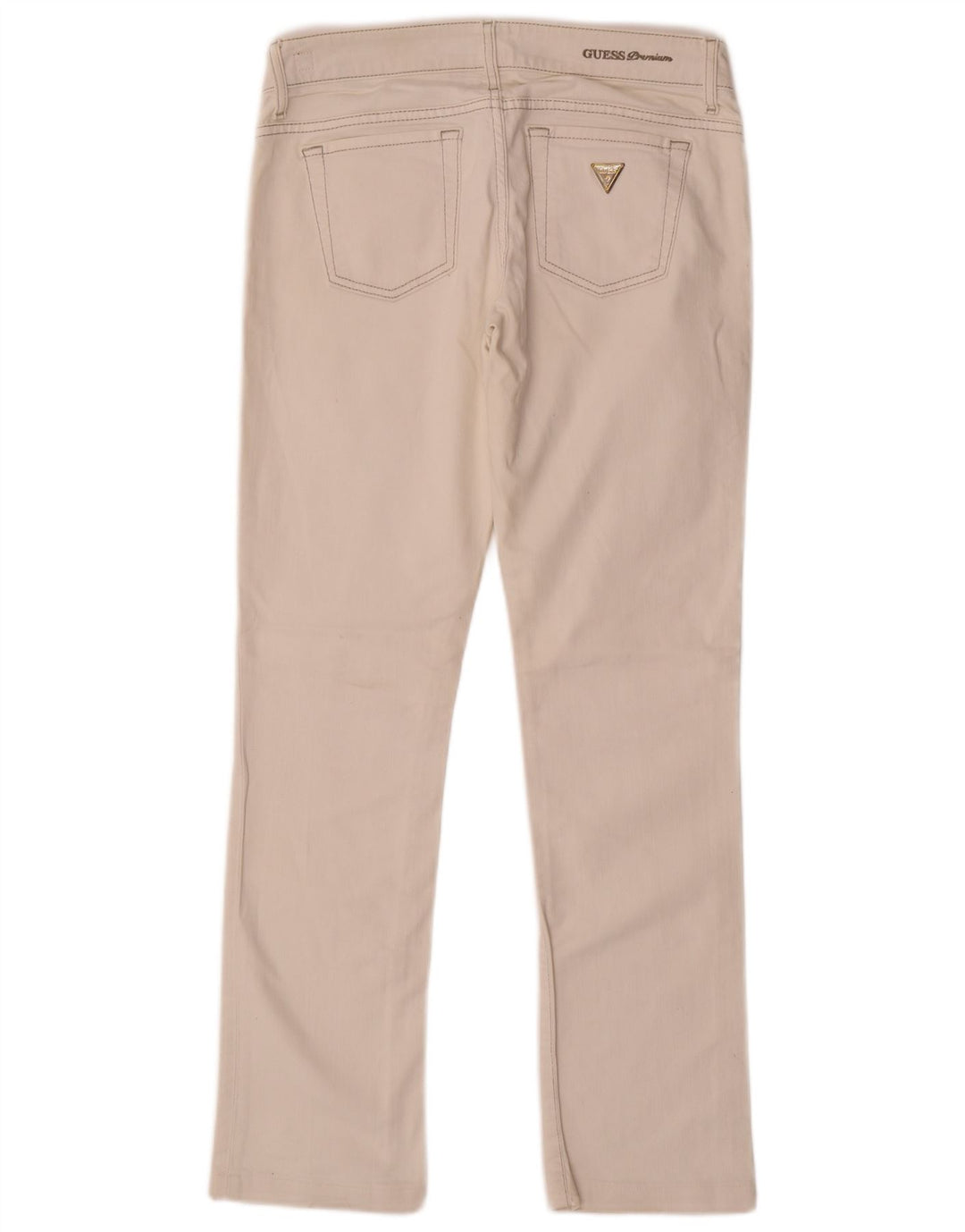 Guess Damen Stretch Slim Jeans W27 L28 Weiße Baumwolle