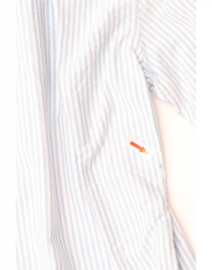 Jack Wills Herrenhemd aus Baumwolle, klein, blau, Nadelstreifen