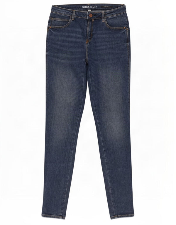 Guess Röhrenjeans für Mädchen, 15–16 Jahre, W28, L31, marineblaue Baumwolle