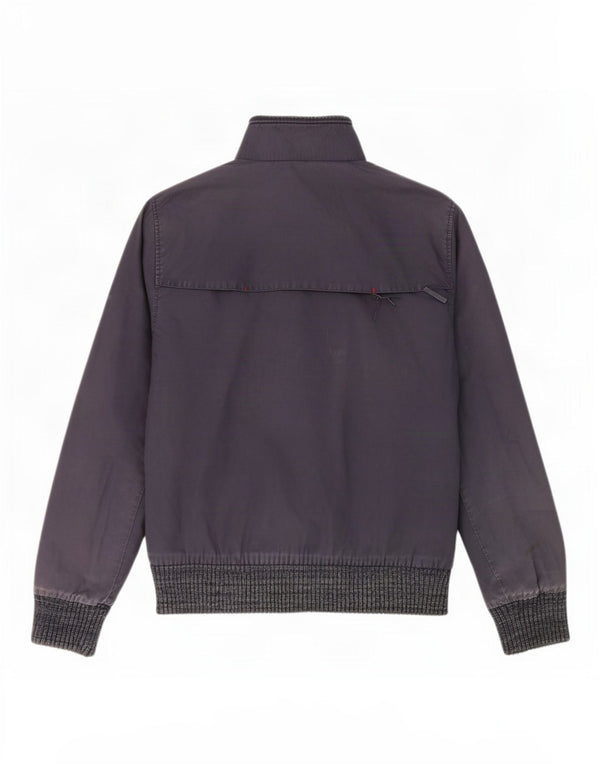 Superdry Damen Sherpa Bomberjacke UK 18 XL Marineblau Baumwolle
