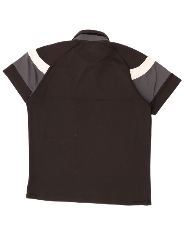Puma Herren-Poloshirt mit Grafik, XL, Schwarz, Colourblock-Polyester