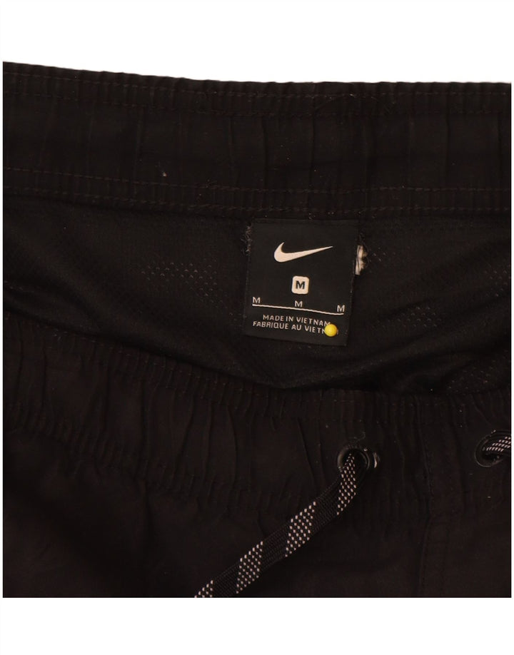 Nike Herren-Sportshorts, mittelgroß, schwarzes Farbblock-Polyester