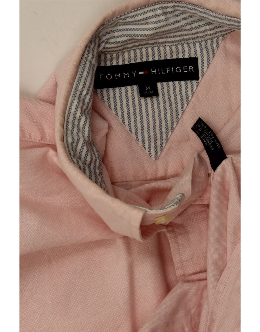 Tommy Hilfiger Herrenhemd mittelrosa Baumwolle