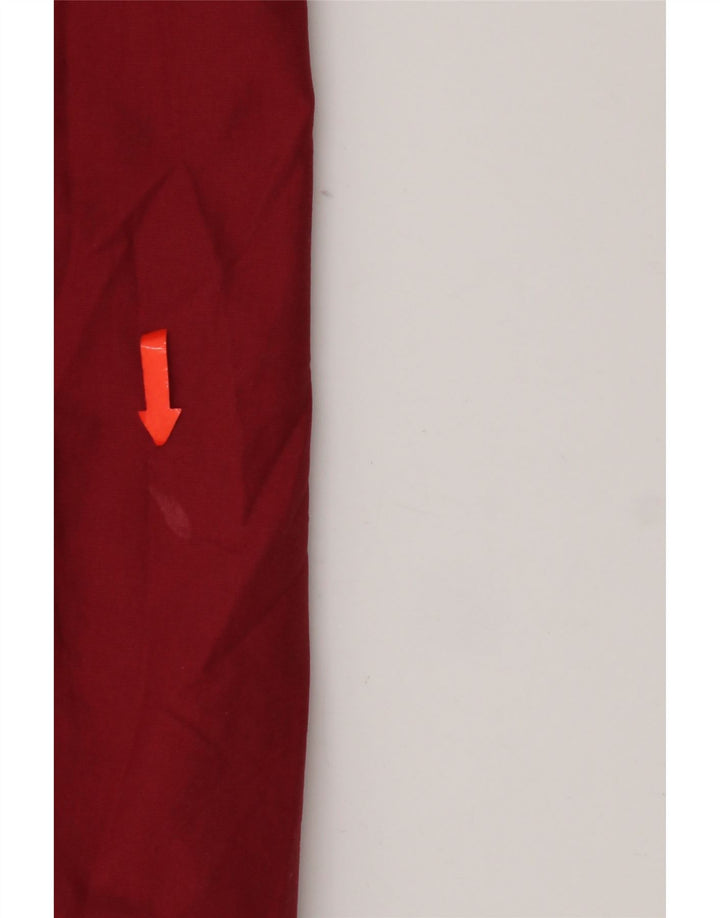 Fat Face Herren-Windbreakerjacke mit Kapuze, UK 36, Größe S, rotes Nylon