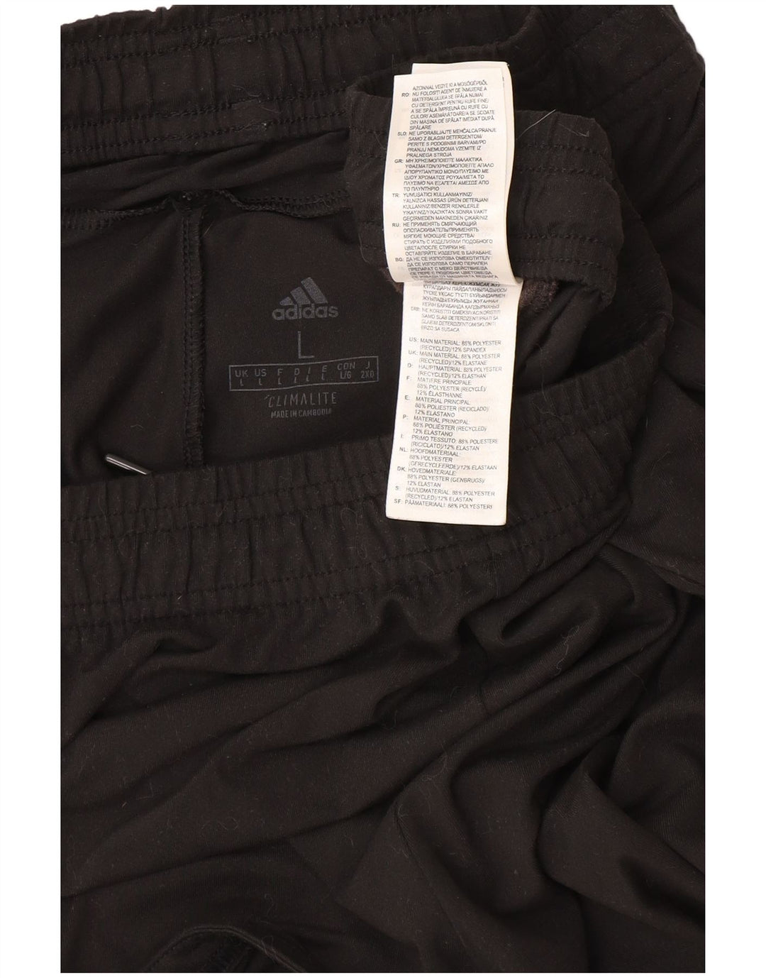 Adidas Herren Climalite Sport Shorts Large Schwarz Polyester