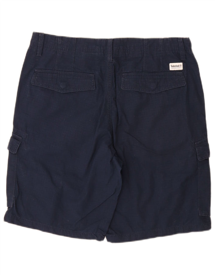 Timberland Herren Cargoshorts W32 Medium Marineblau Baumwolle