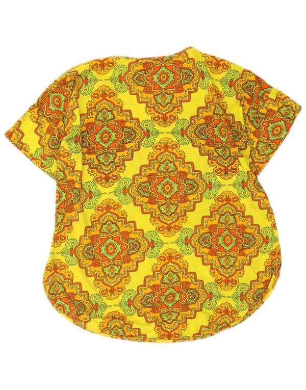 Best Company Damen California Graphic T-Shirt Top UK 18 XL Gelb Ikat