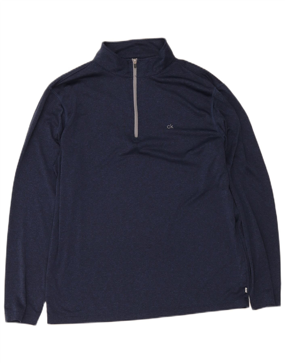 Calvin Klein Herren-Golf-Pullover-Trainingsanzug mit Reißverschluss, Größe L, Marineblau
