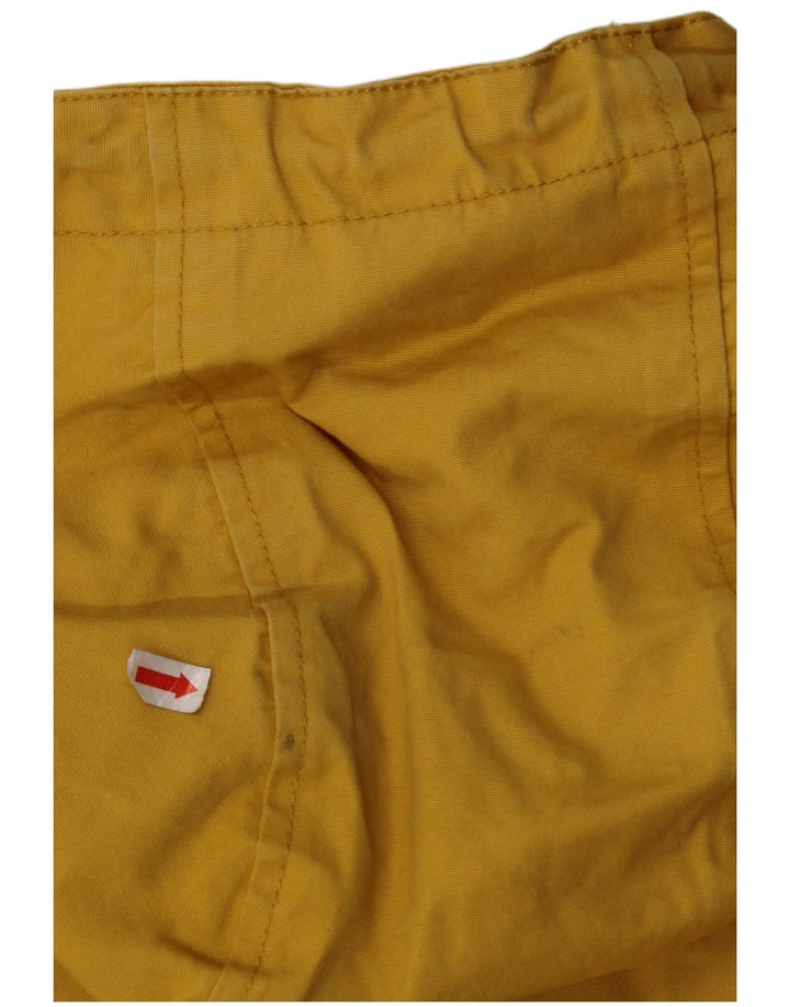 JOULES Damen-Regenjacke mit Kapuze, UK 8, Größe S, Gelb, Baumwolle