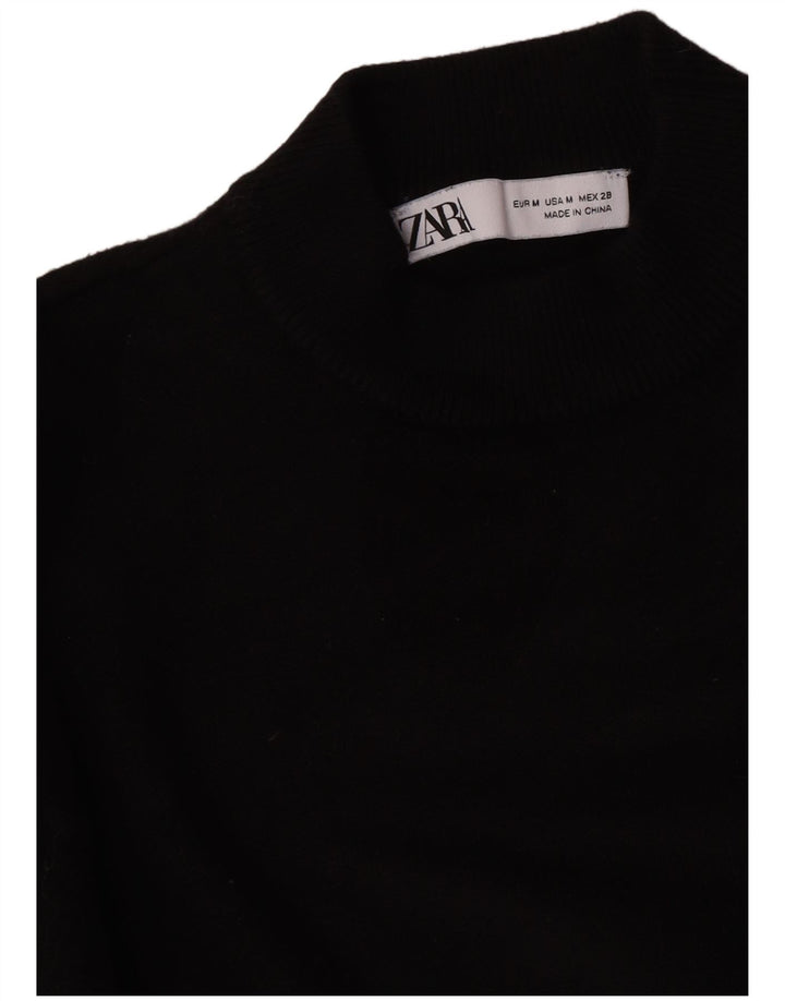 Zara Damen-Pullover mit Rollkragen, Gr. 12, mittelschwarz