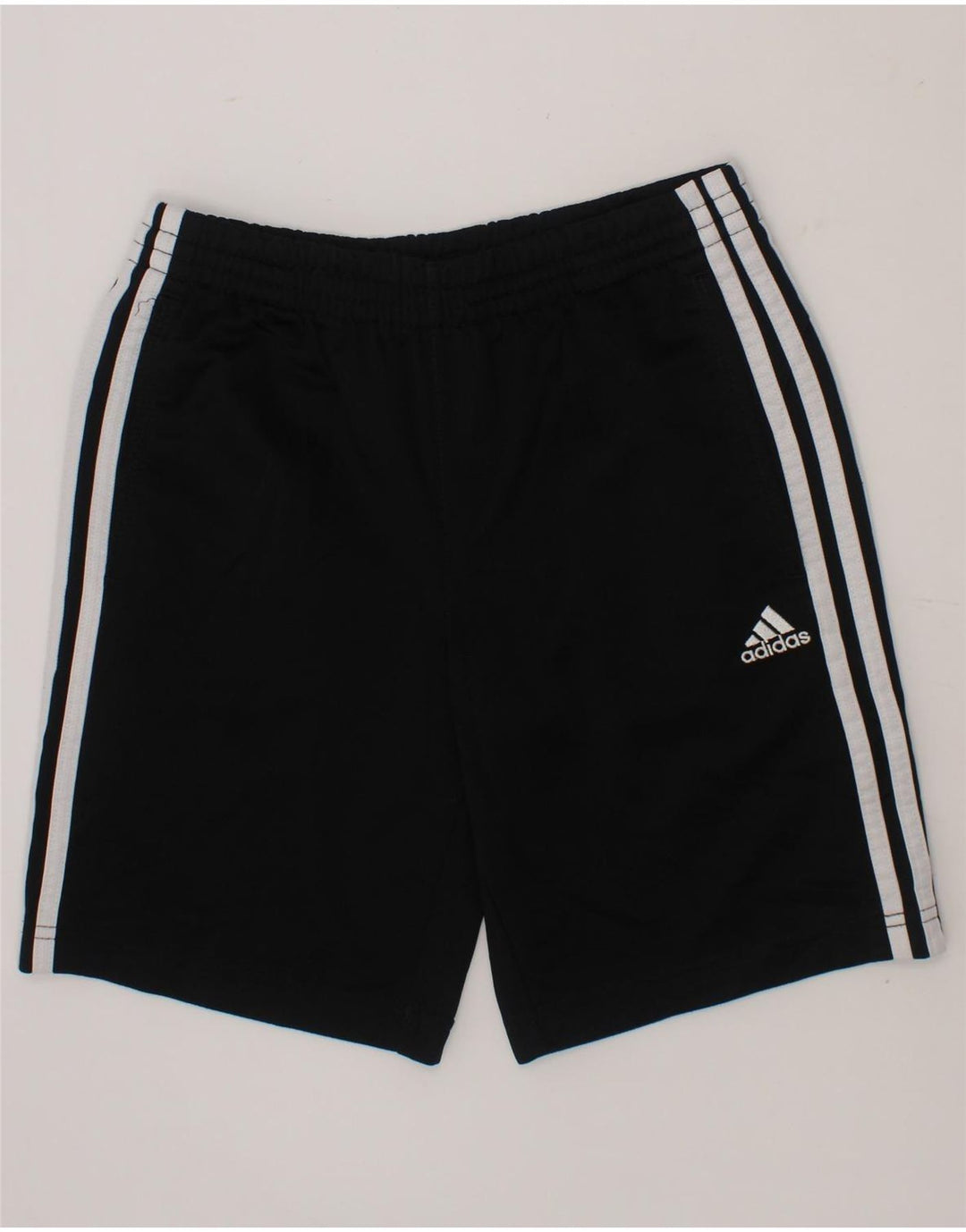 ADIDAS Boys Sport Shorts 9-10 Years  Black Polyester Vintage Adidas and Second-Hand Adidas from Messina Hembry 