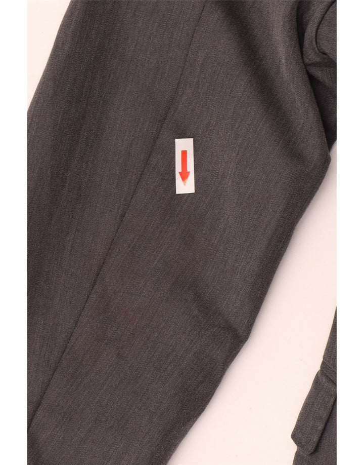 Zara Herren-Blazer mit 2 Knöpfen, EU 46, klein, grau, Polyester