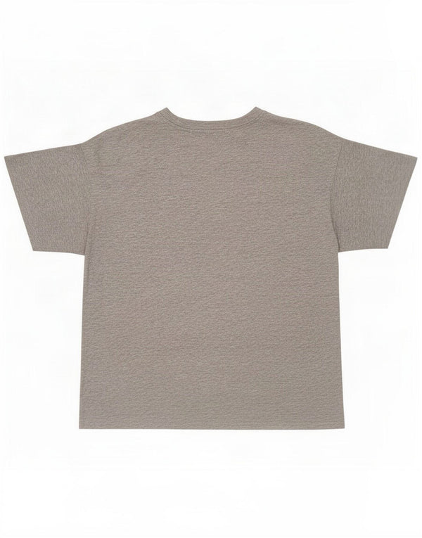 Max & Co. Grafik-T-Shirt-Top für Damen UK 12 Mittelgrau mit Blumenmuster