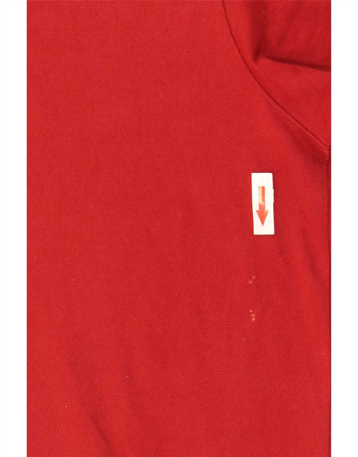 Champion Herren-Poloshirt „Easy Fit“, groß, aus roter Baumwolle