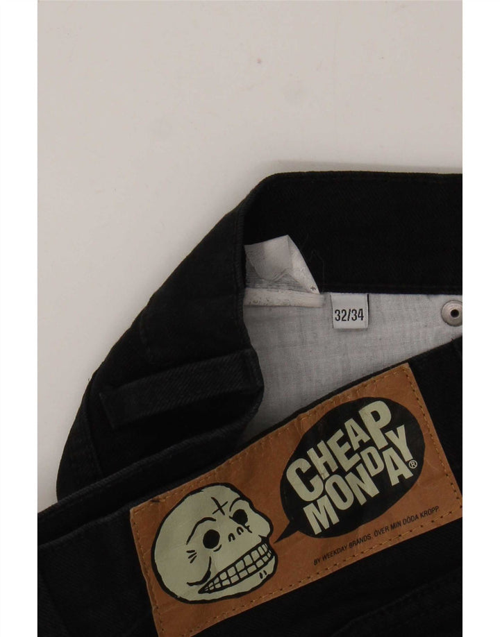 Cheap Monday Herren Straight Jeans W32 L24 Schwarz
