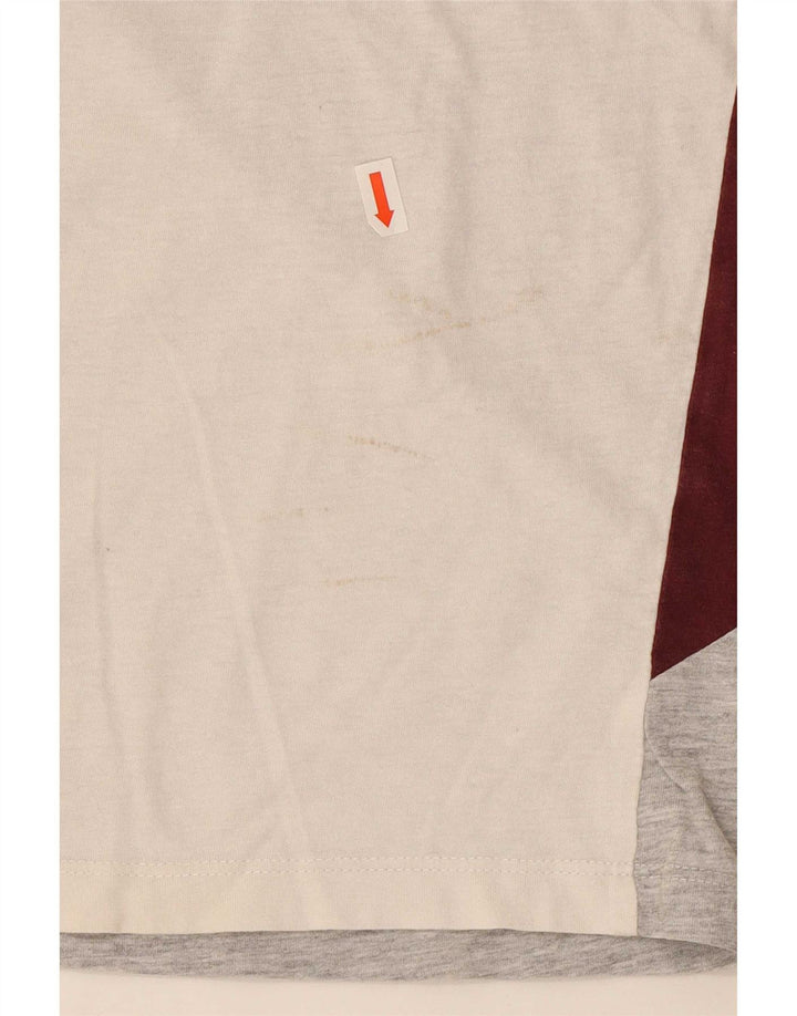 Jack & Jones Herren T-Shirt Top XL Mehrfarbige Colourblock-Baumwolle