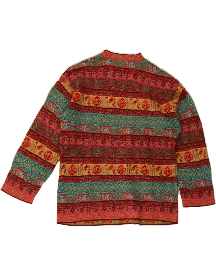 JUNGLE KENZO Womens Crew Neck Jumper Sweater UK 14 Medium Multicoloured Vintage Jungle Kenzo and Second-Hand Jungle Kenzo from Messina Hembry 