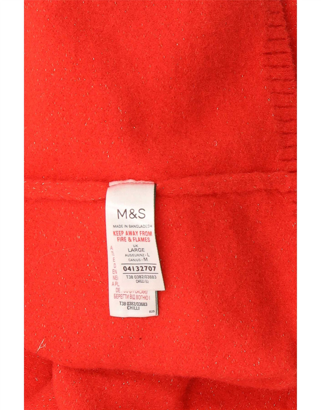 Marks & Spencer Damen-Pullover mit Rollkragen, Gr. 16, Rot