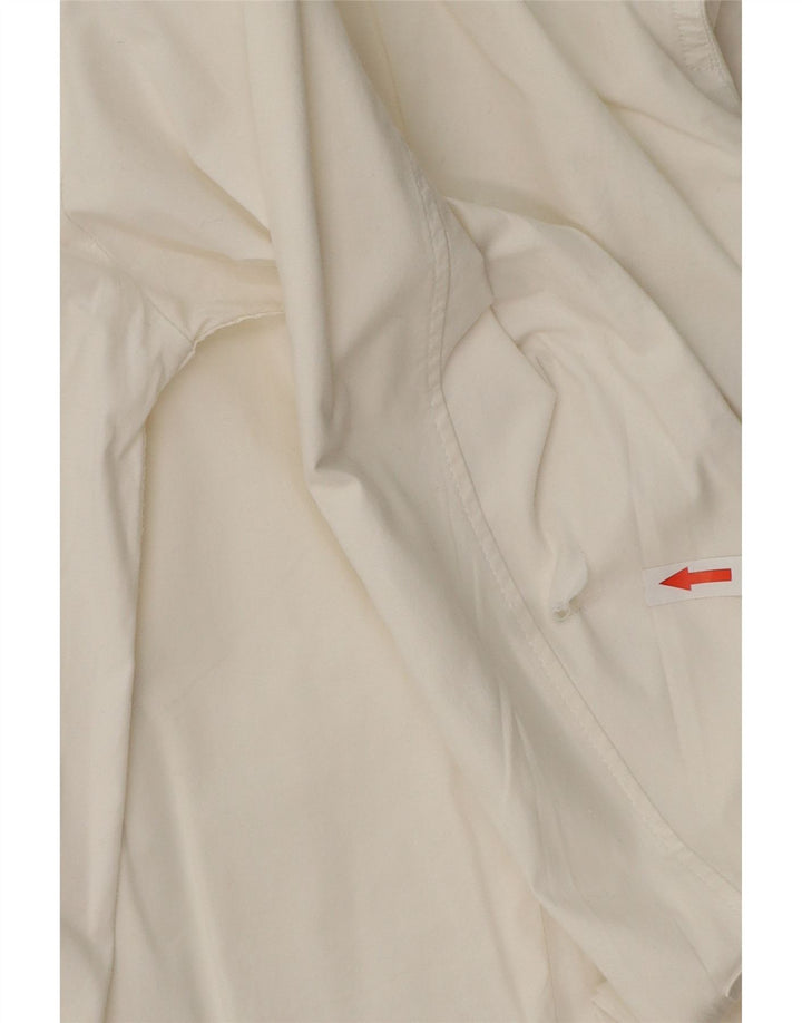 Tommy Hilfiger Herrenhemd Medium Off White Cotton