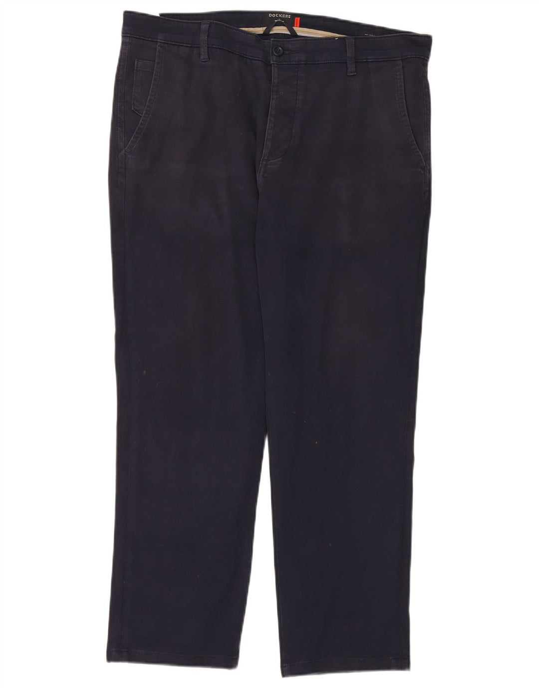 DOCKERS Gerade Chino-Hose für Herren, W34, L27, Marineblau, Baumwolle