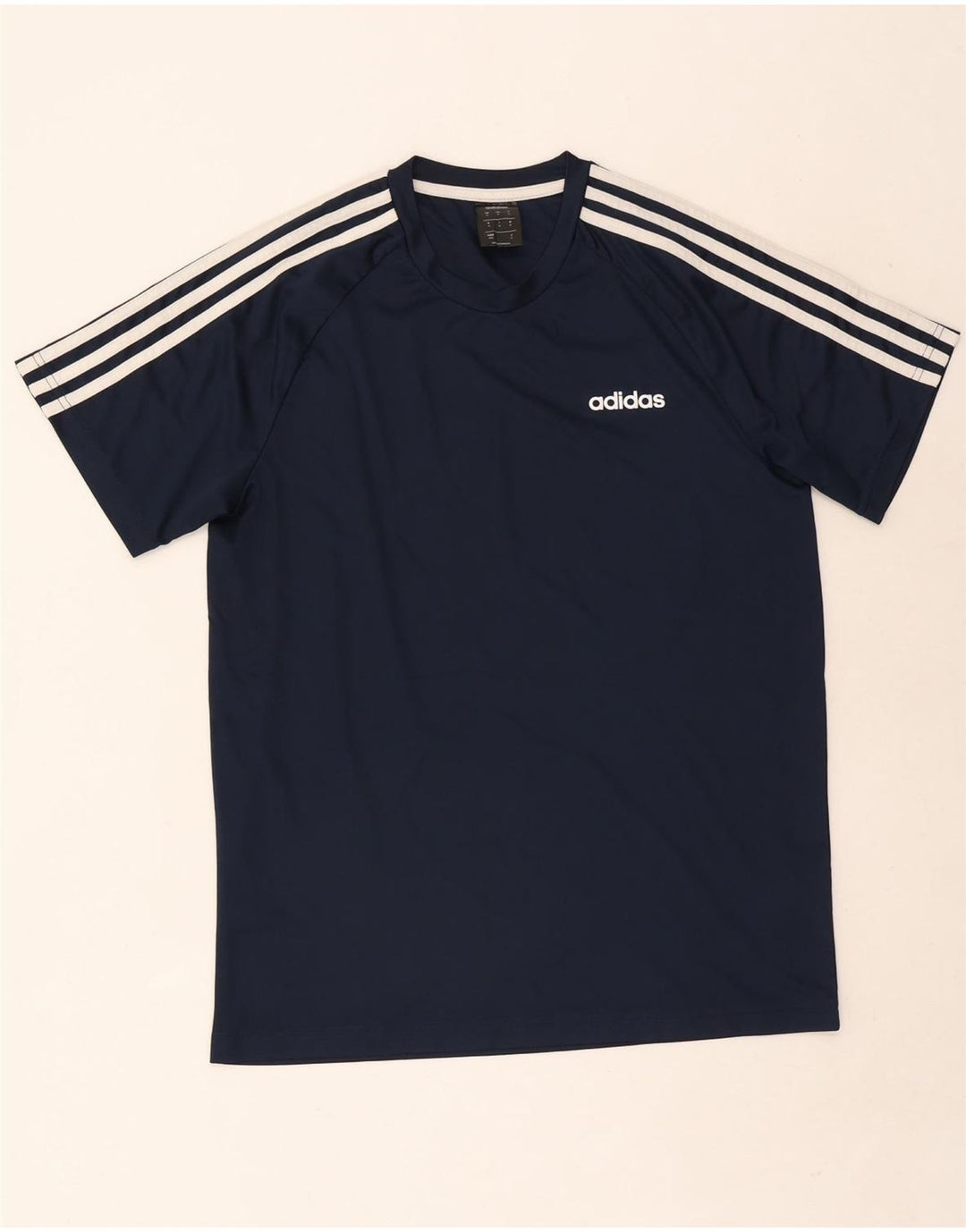 Adidas Herren Climalite T-Shirt Top Medium Marineblau Polyester