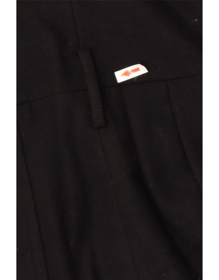 Topshop Damenmantel UK 8 Small Schwarze Wolle