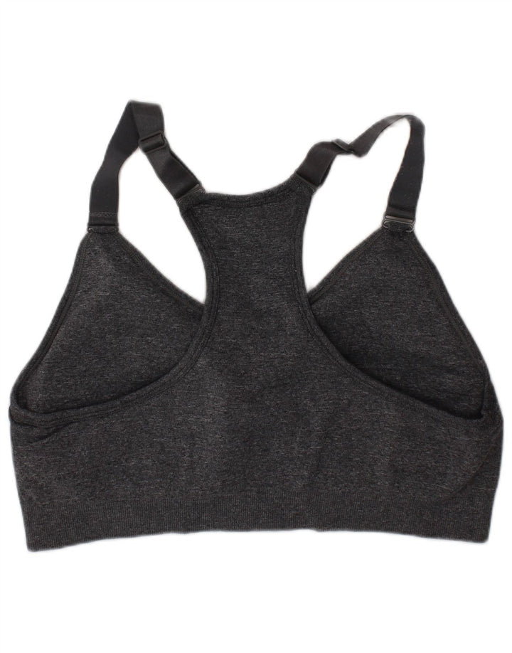 PUMA Womens Sport Bra Vest Top Large Grey Polyester Sports