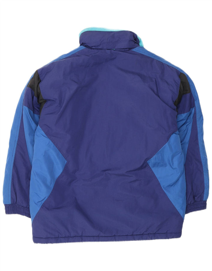 Brugi Damen-Skijacke in Übergröße, EU 42, Größe L, Blau, Farbblock-Sport