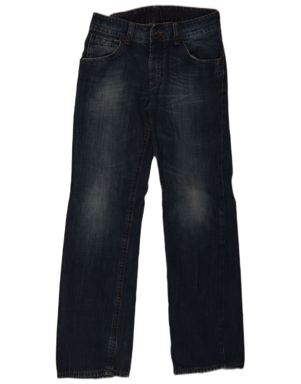 Tommy Hilfiger Damen Straight Jeans W30 L34 Marineblau Baumwolle