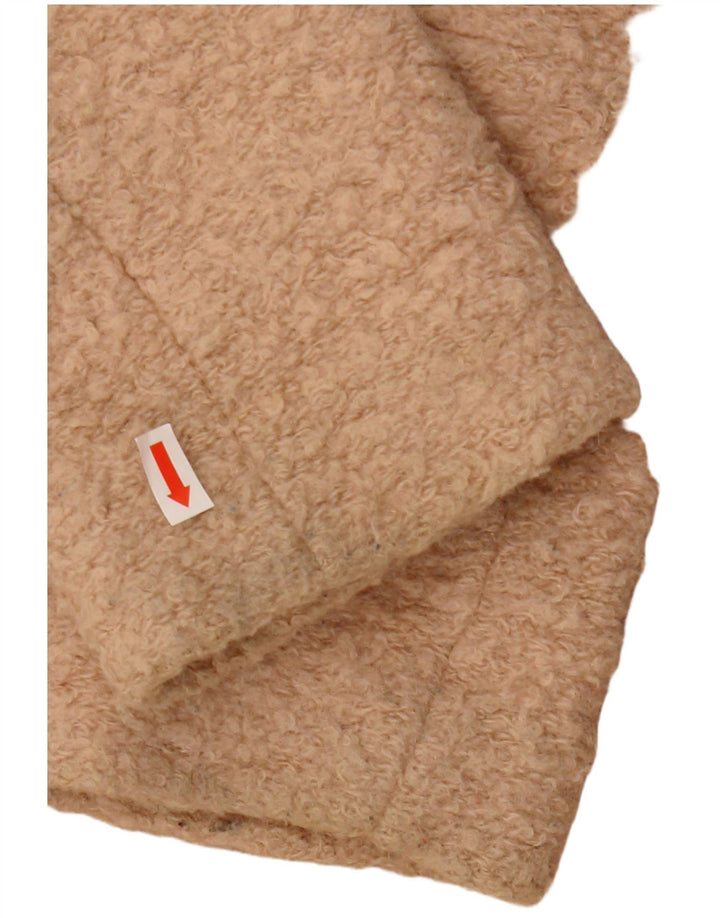 ZARA Damen Trafaluc Zweireihiger Mantel UK 14 Mittelbeige