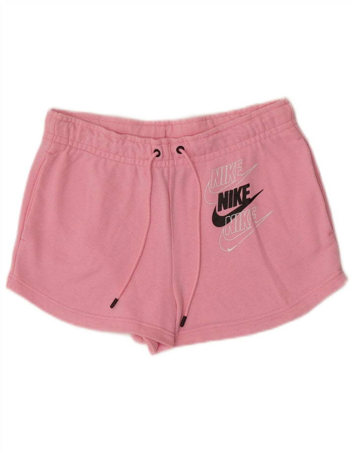 Nike Damen Graphic Sport Shorts UK 10 Small Pink