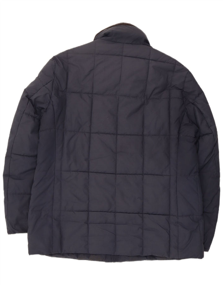 Barbour Herren gepolsterte Jacke UK 42 XL Marineblau Polyester