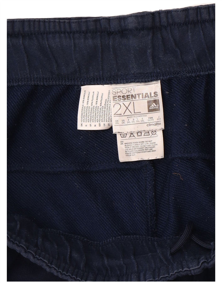 ADIDAS Herren Climalite Graphic Trainingshose Jogger 2XL Marineblau