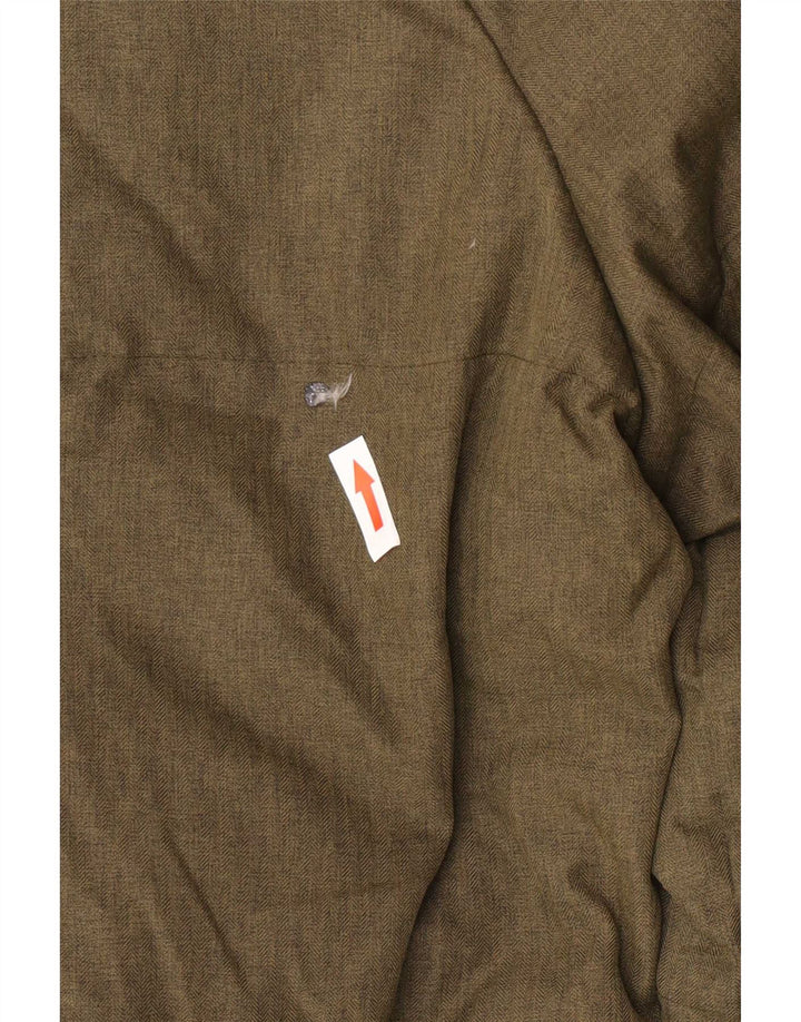 Fred Perry wattierte Herrenjacke mit Kapuze, UK 38, mittelkhaki
